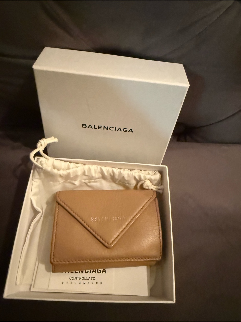 BALENCIAGA Paper mini wallet Trifold wallet full inclusion - Picture 15 of 16